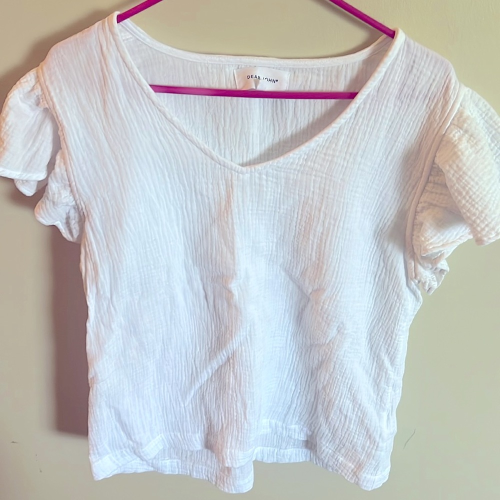 Dear John White Blouse